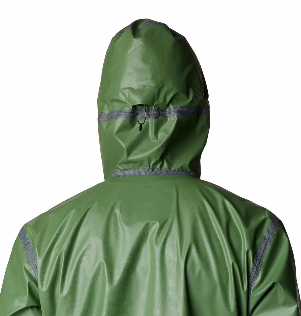 Columbia Men Green Outdry Extreme OutDry HikeLite Shell Waterproof Rain Jacket