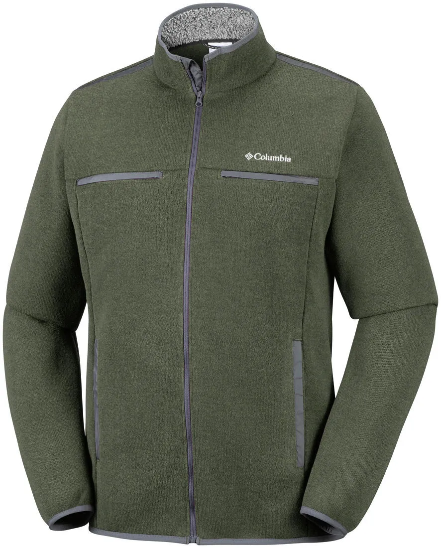 Columbia Men Green Terpin Point III Fleece Jacket