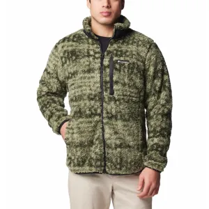 Columbia Men Green Winter Pass Printed II Fleece Jacket
