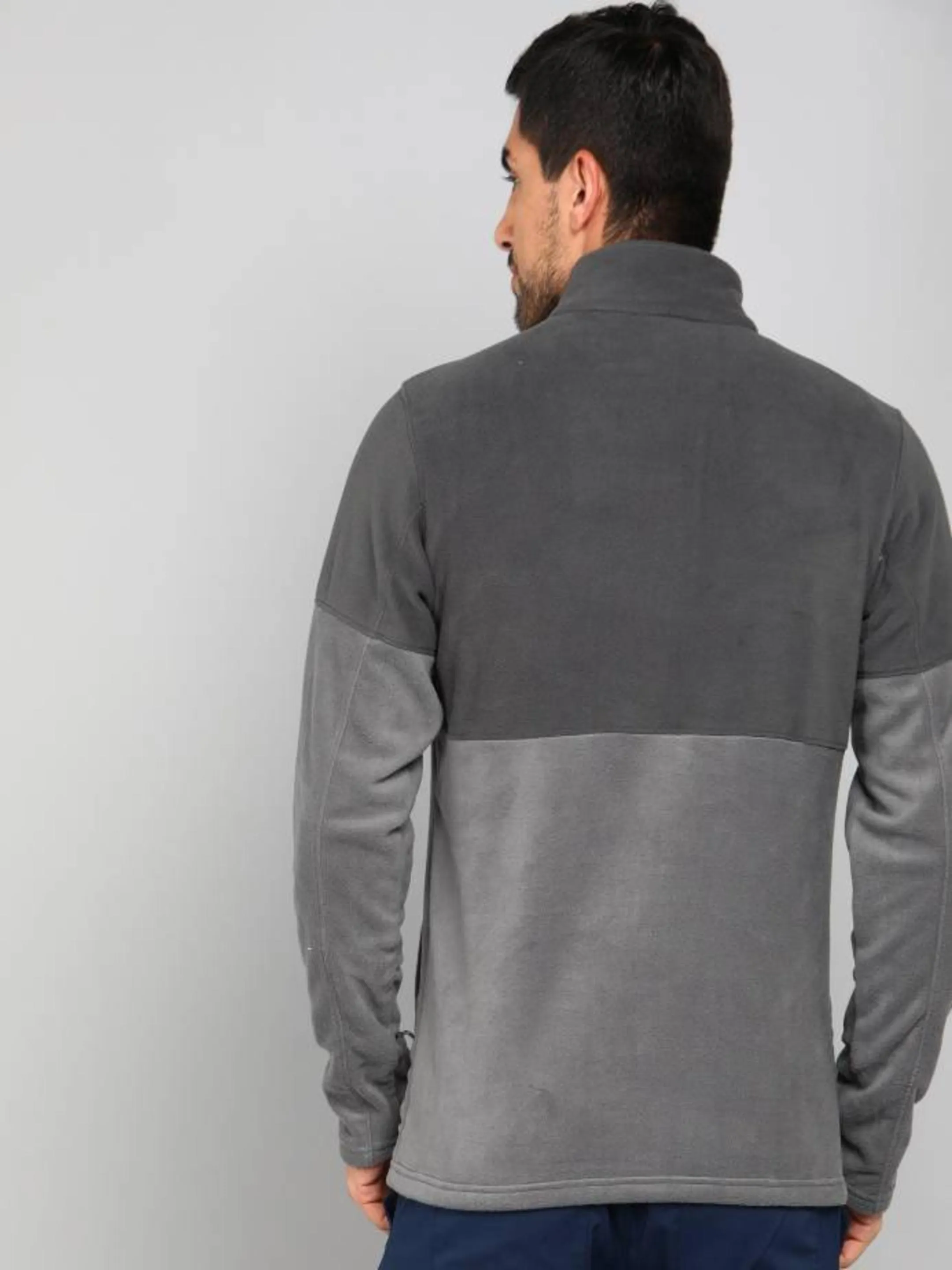 Columbia Men Grey Basin Trail III Fleece Jacket