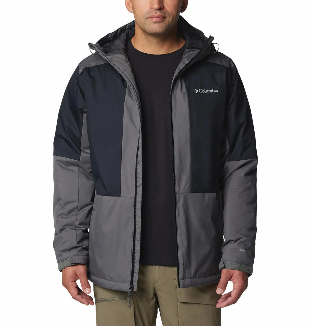 Columbia Men Grey Omni-Heat Reflective Point Park II Insulated Jacket