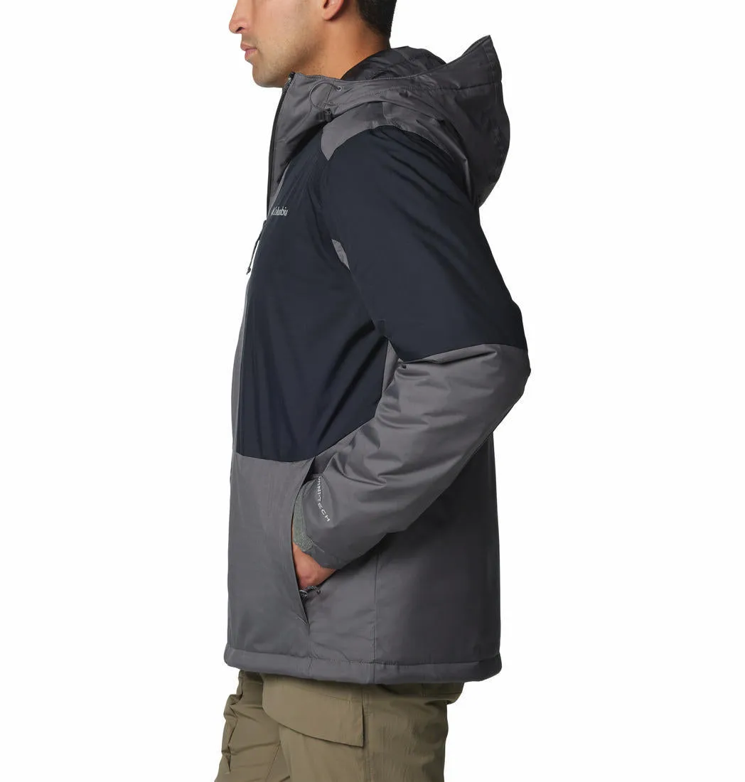 Columbia Men Grey Omni-Heat Reflective Point Park II Insulated Jacket