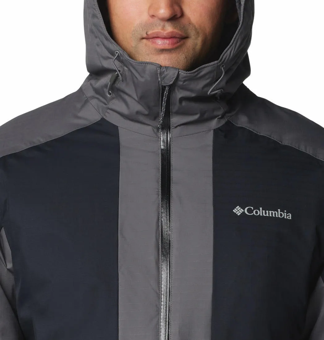Columbia Men Grey Omni-Heat Reflective Point Park II Insulated Jacket