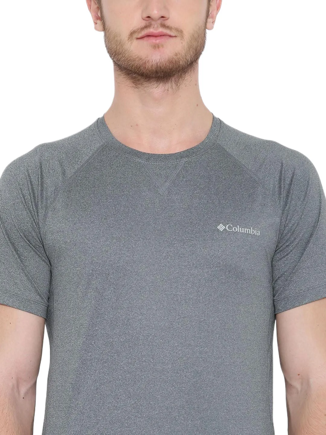Columbia Men Grey Omni-Wick High and Dry II Tshirt