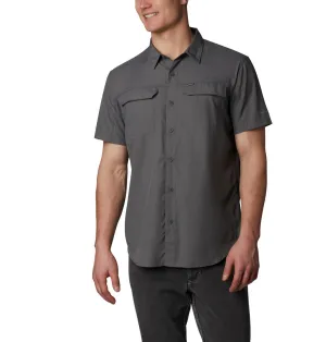 Columbia Men Grey Omni-Wick Silver Ridge 2.0 Short Sleeve Shirt