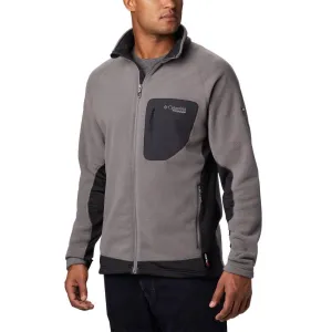 Columbia Men Grey Omni-Wick Titan Pass 2.0 II Fleece Jacket