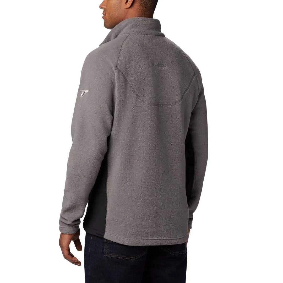 Columbia Men Grey Omni-Wick Titan Pass 2.0 II Fleece Jacket