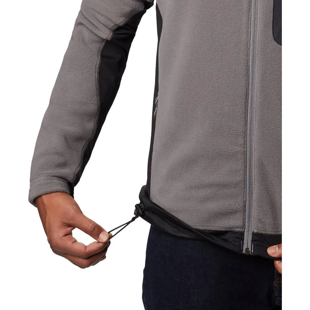 Columbia Men Grey Omni-Wick Titan Pass 2.0 II Fleece Jacket