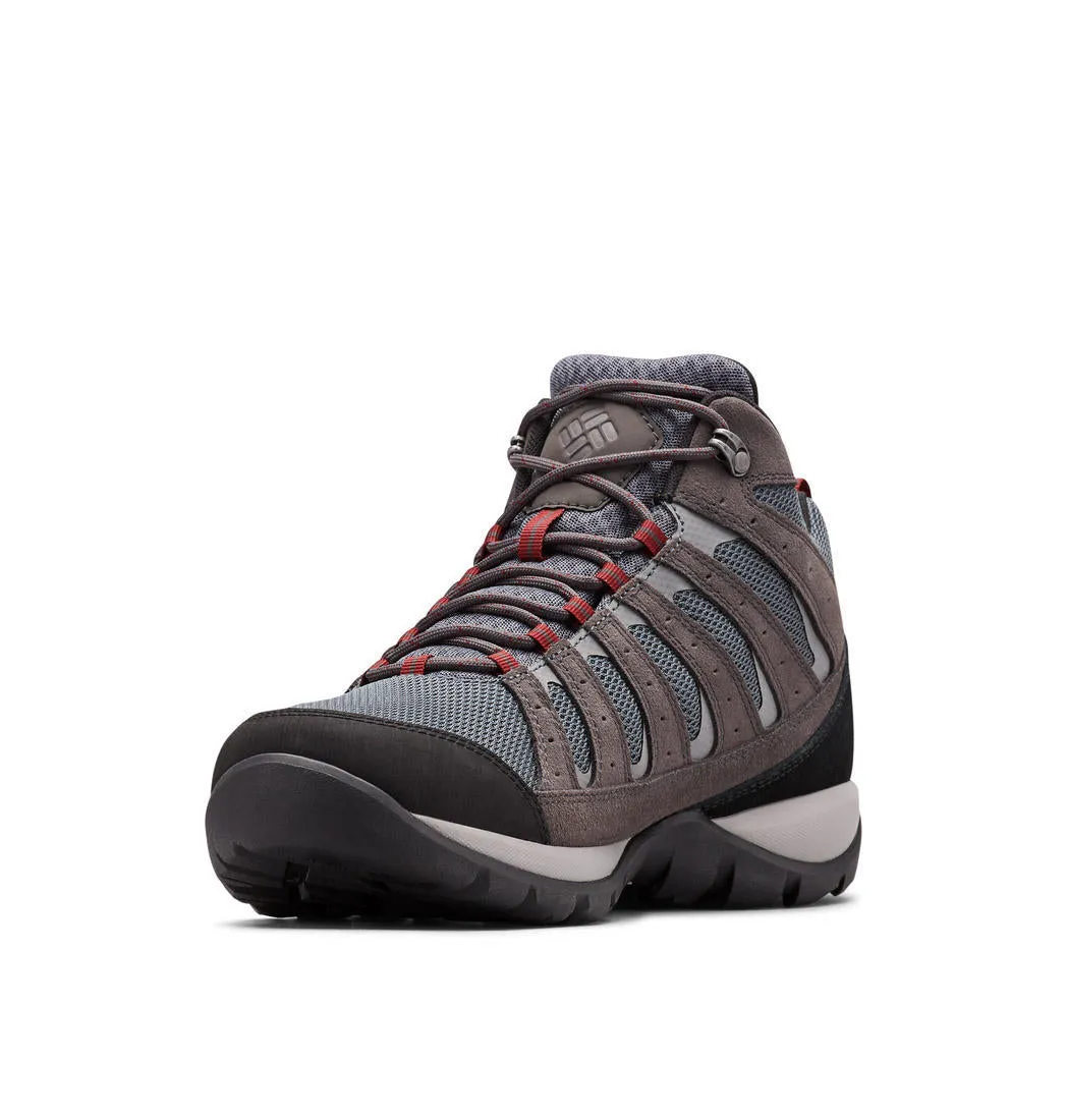 Columbia Men Grey REDMOND V2 MID Water Resistant Shoes