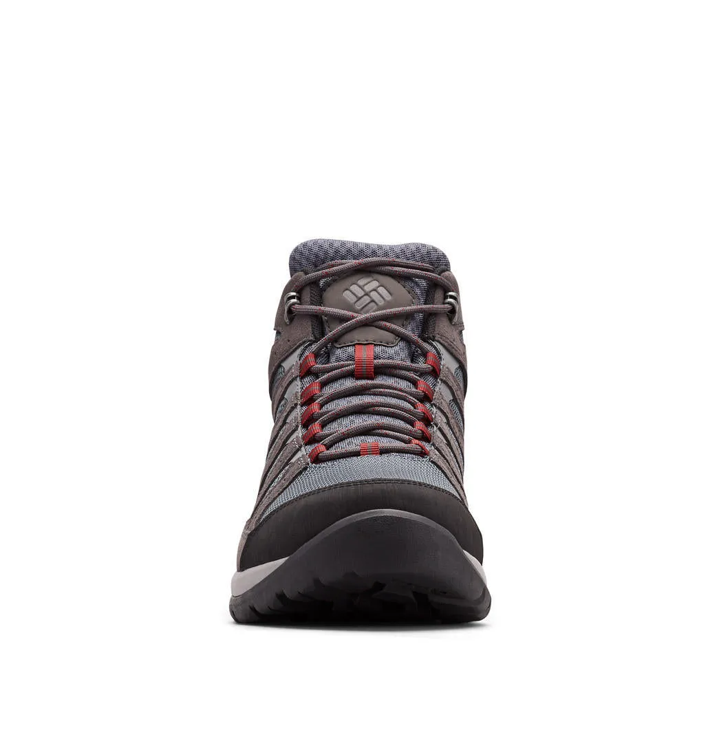 Columbia Men Grey REDMOND V2 MID Water Resistant Shoes