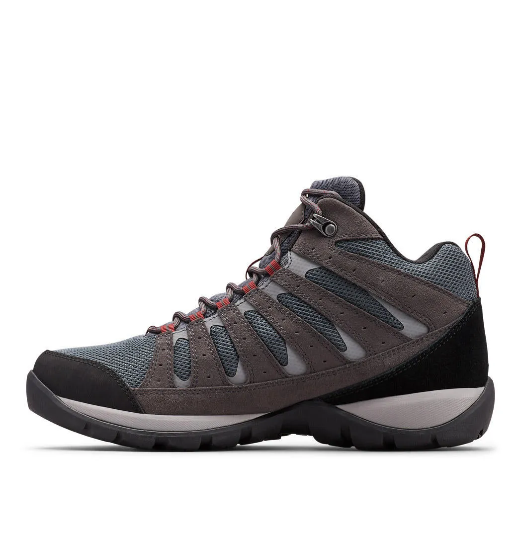 Columbia Men Grey REDMOND V2 MID Water Resistant Shoes
