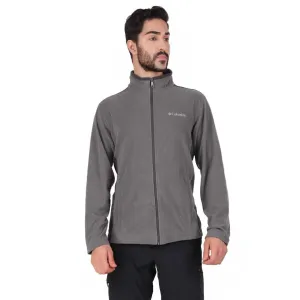 Columbia Men Grey Sun Protection Klamath Range Fleece Jacket