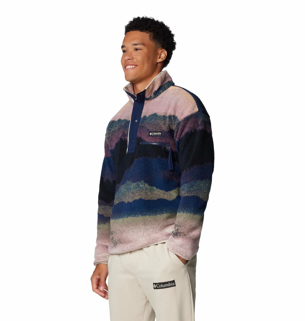 Columbia Men Multicolor Helvetia II Printed Half Snap Fleece