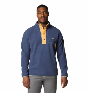 Columbia Men Navy Blue Helvetia II Half Snap Fleece