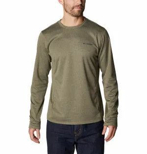 Columbia Men Olive Omni-Wick Park View Crew Fleece Jacket