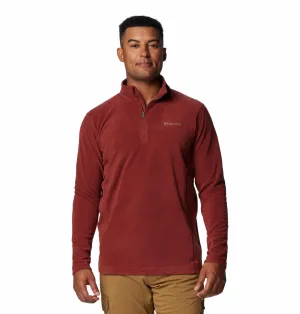 Columbia Men Red Klamath Range II Half Zip Fleece