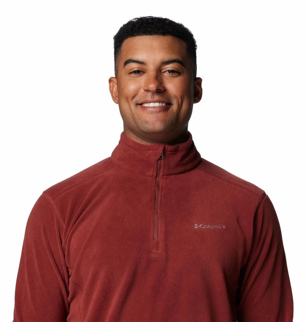 Columbia Men Red Klamath Range II Half Zip Fleece