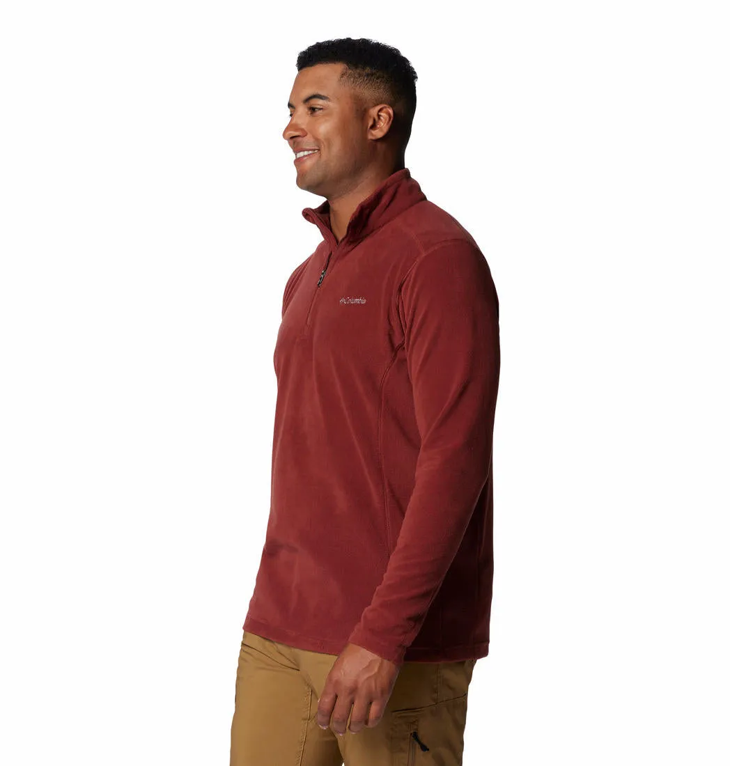 Columbia Men Red Klamath Range II Half Zip Fleece