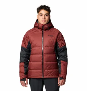 Columbia Men Red Omni-Heat Infinity Roaring Fork II Down Jacket