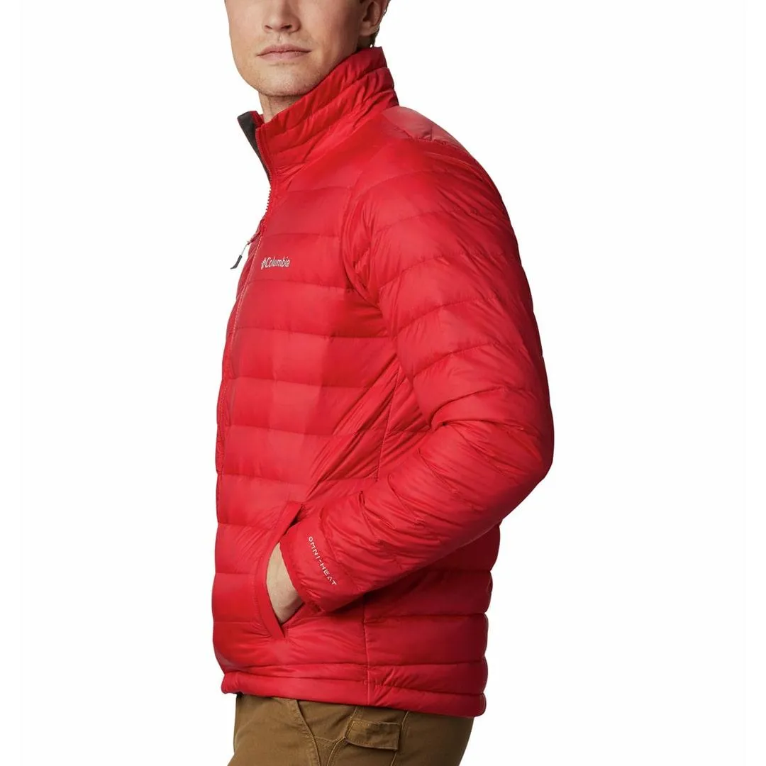 Columbia Men Red Omni-Heat Infinity Sister Brook II Down Jacket