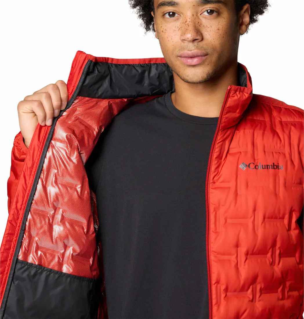 Columbia Men Red Omni-Heat Reflective Delta Ridge II Down Jacket