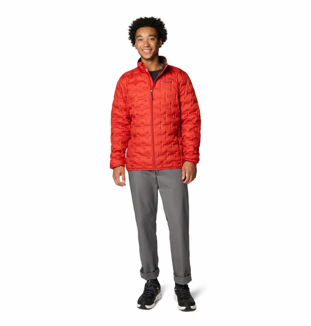 Columbia Men Red Omni-Heat Reflective Delta Ridge II Down Jacket