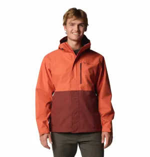 Columbia Men Red Omni-Tech Hikebound II Waterproof Rain Jacket