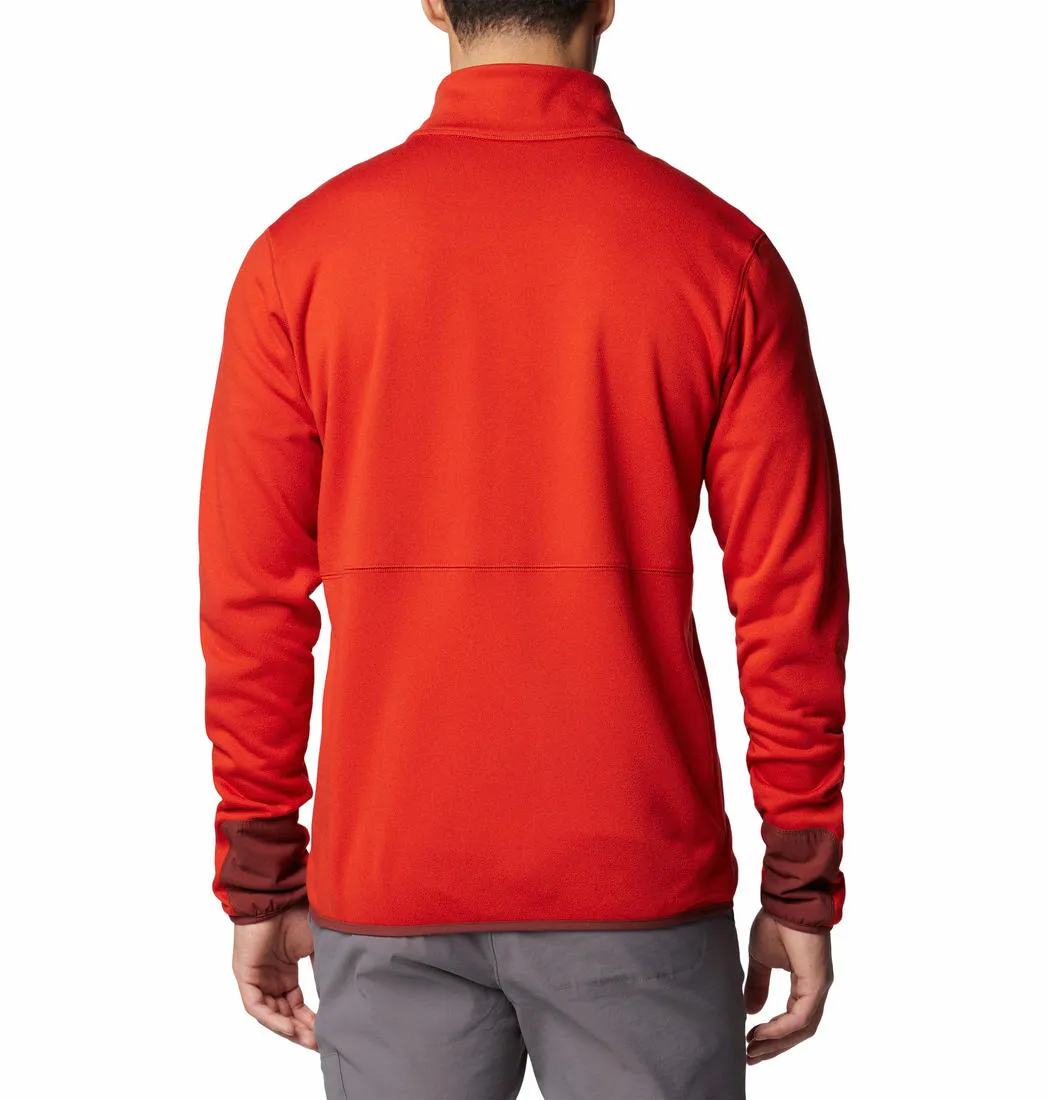 Columbia Men Red Omni-Wick Hike II Fleece Jacket