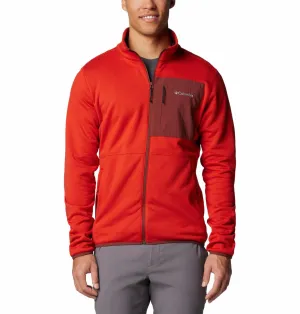Columbia Men Red Omni-Wick Hike II Fleece Jacket