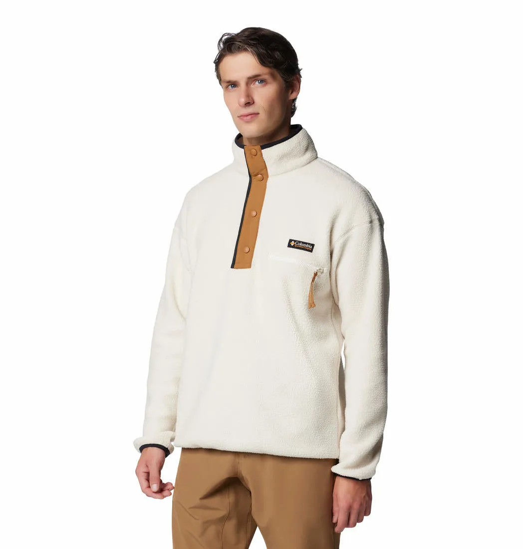 Columbia Men White Helvetia II Half Snap Fleece