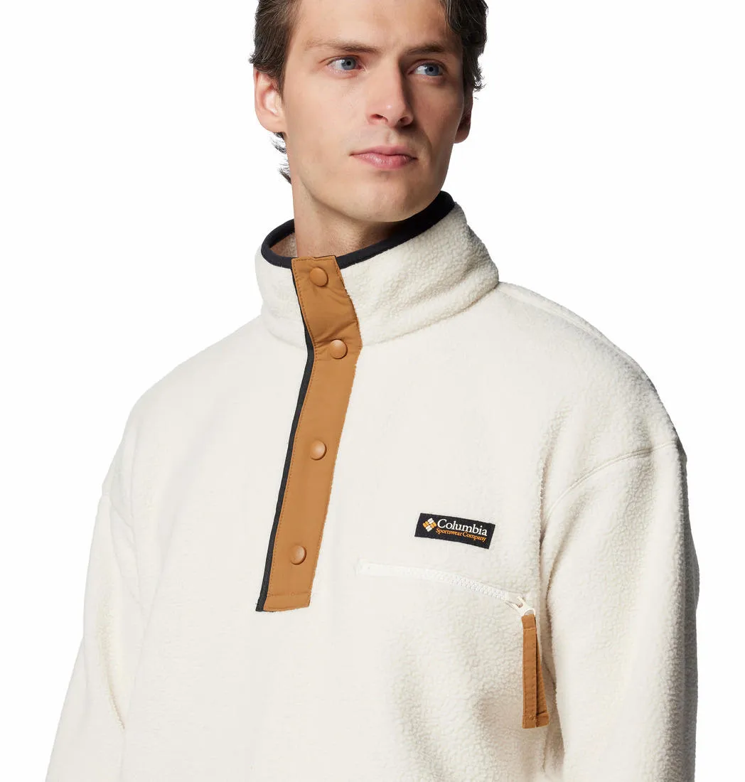 Columbia Men White Helvetia II Half Snap Fleece