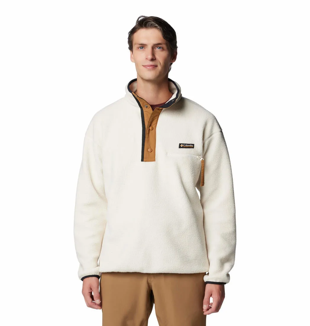 Columbia Men White Helvetia II Half Snap Fleece