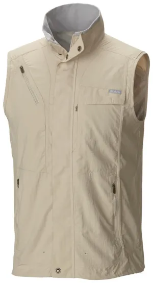 Columbia Men White Omni-Wick Silver Ridge Gillet