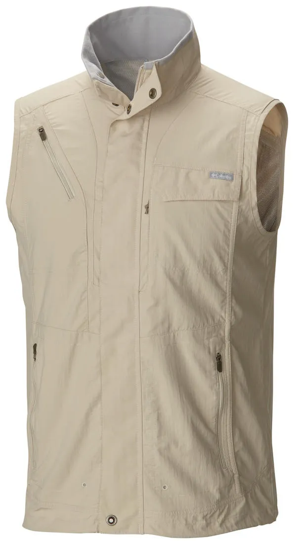 Columbia Men White Omni-Wick Silver Ridge Gillet