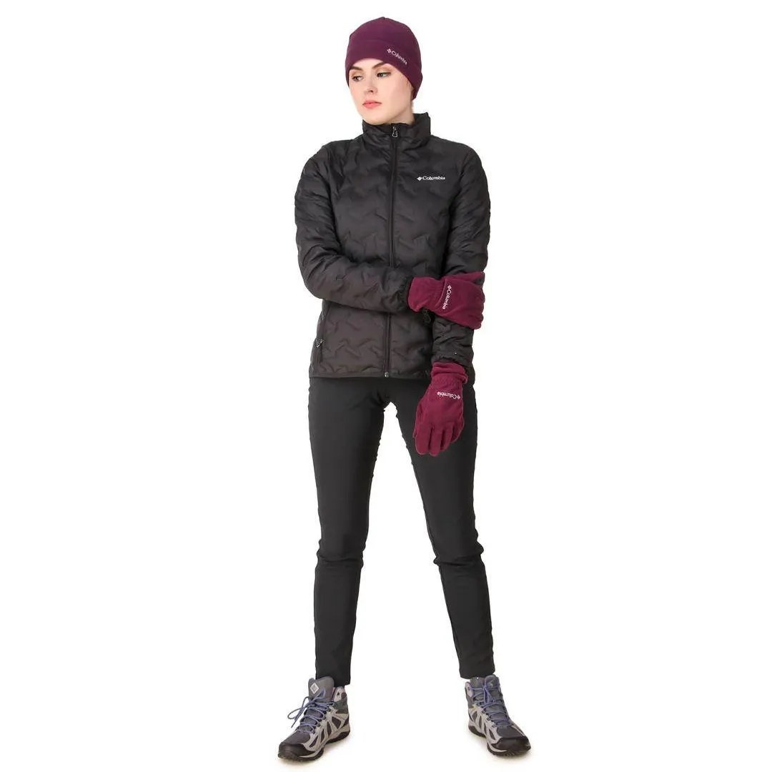 Columbia Unisex Purple Fast Trek Hat and Glove Set