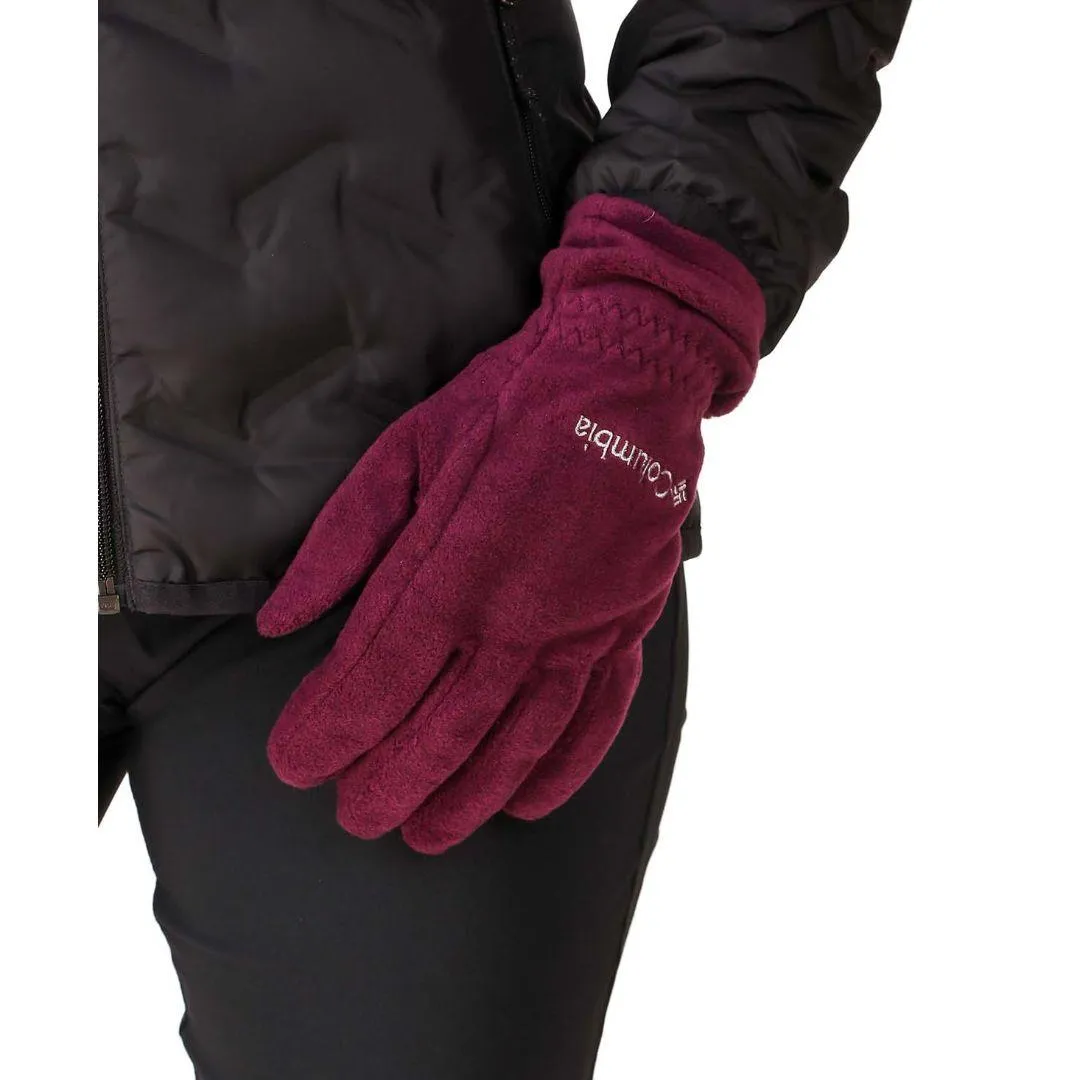 Columbia Unisex Purple Fast Trek Hat and Glove Set