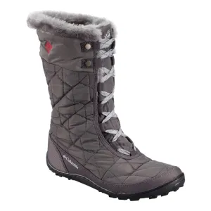 Columbia Women Grey MINX MID II OMNI-HEAT Water Resistant Shoes