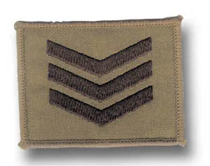 COMBAT PATCHES BLACK ON GREEN Silvermans