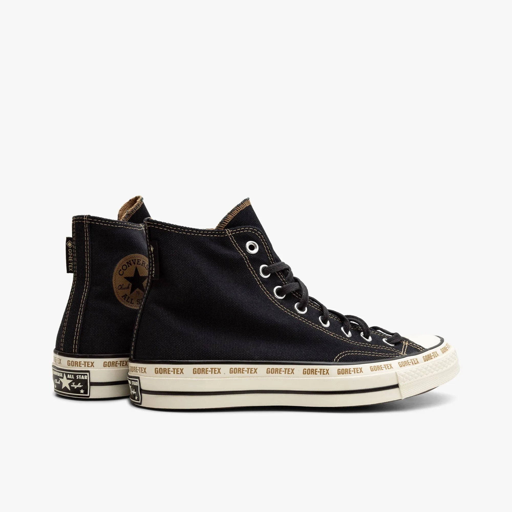 Converse Chuck 70 Hi GTX Black / Toadstool Tan - Egret