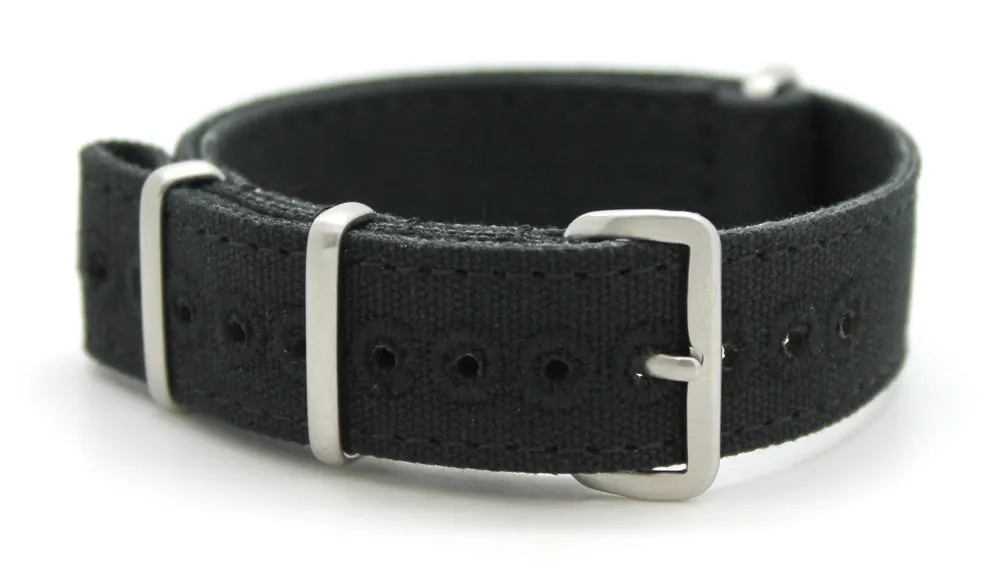 CWC VINTAGE CANVAS WATCH STRAP Silvermans