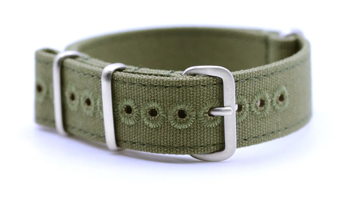CWC VINTAGE CANVAS WATCH STRAP Silvermans