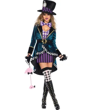 Delightful Hatter Womens Costume