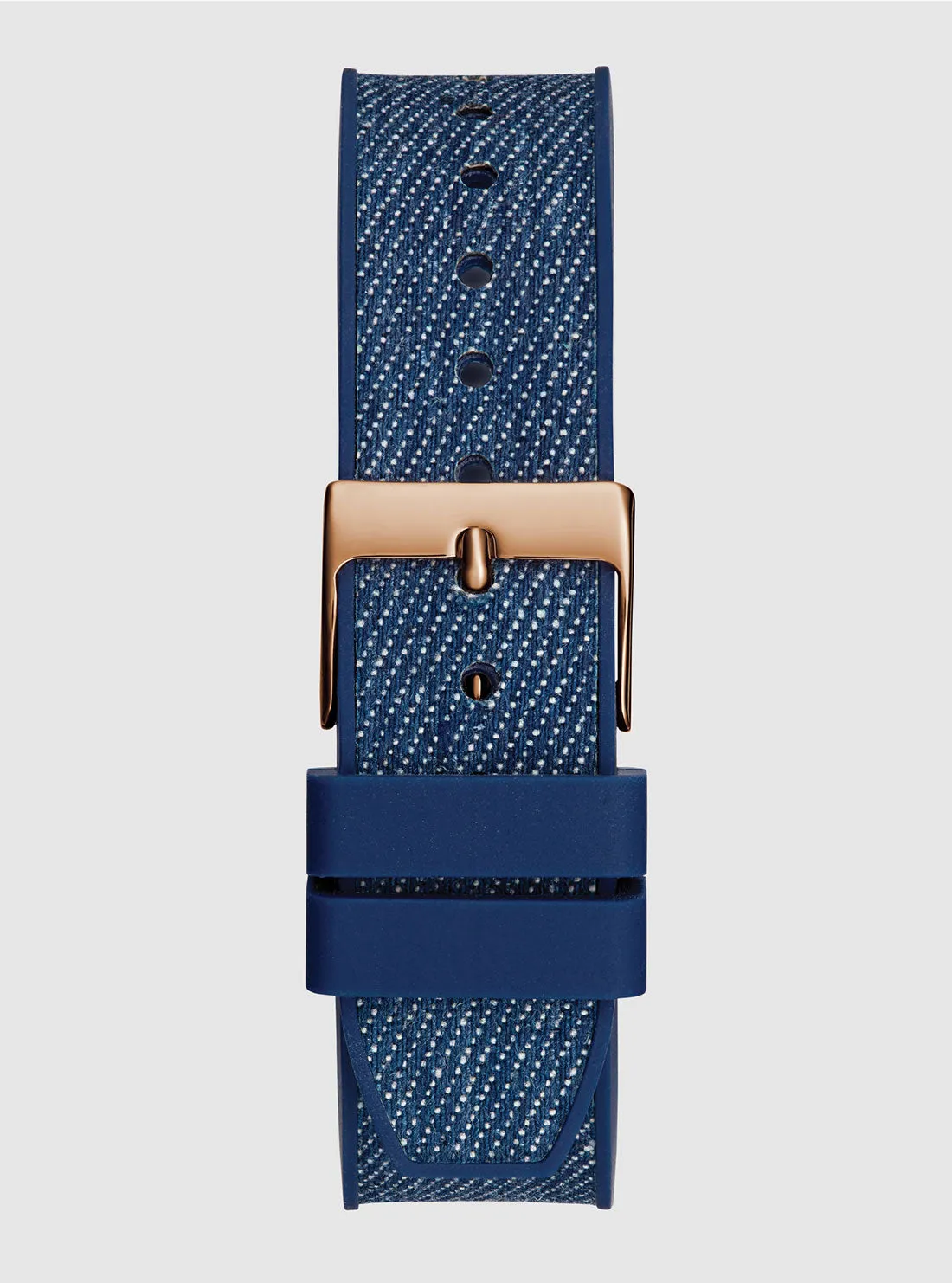 Denim Blue Iconic 40th Silicone Watch Guess