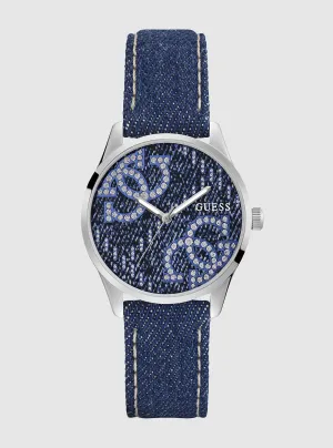 Denim G Stitch Watch Guess