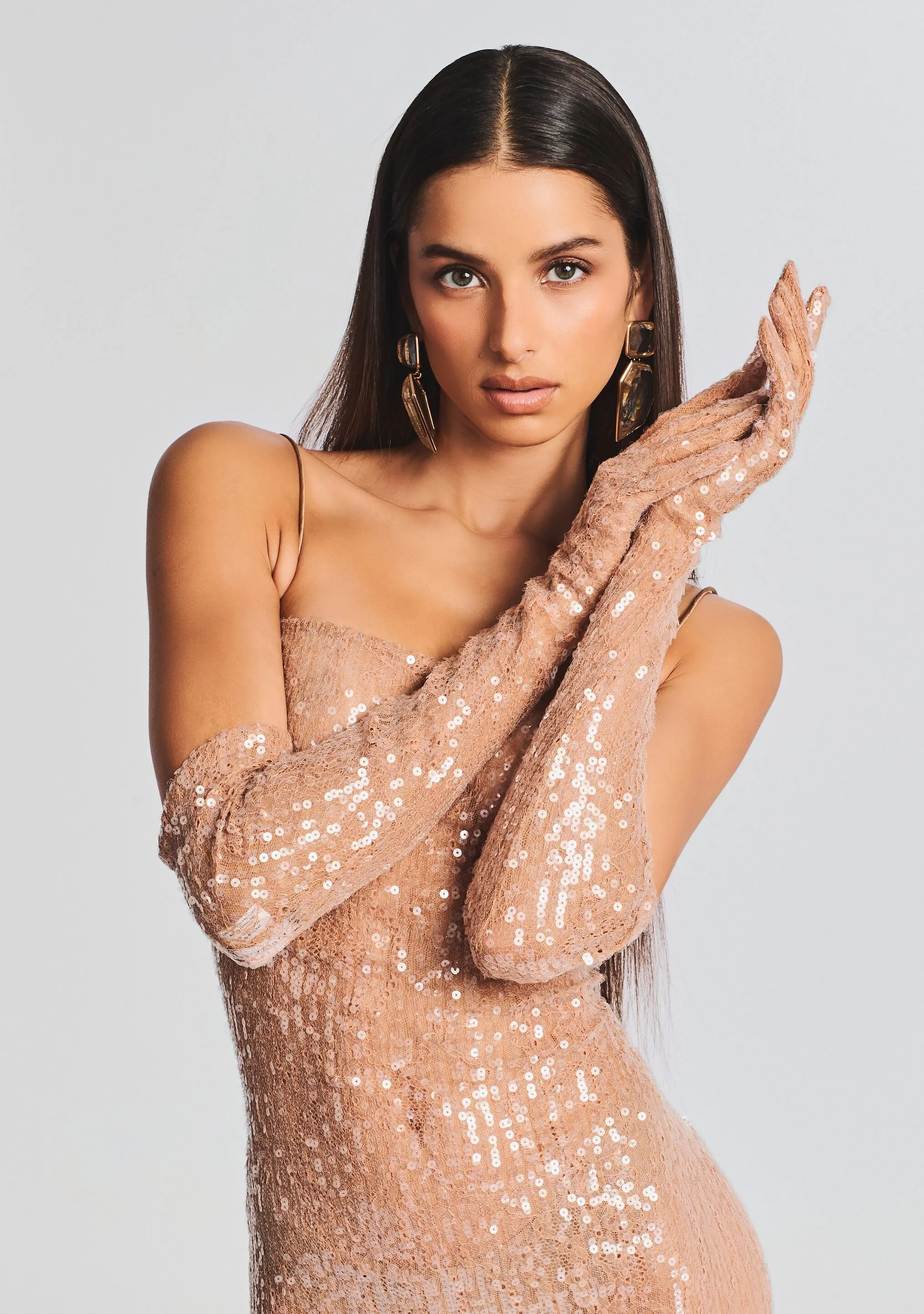 Diem Sequin Gloves