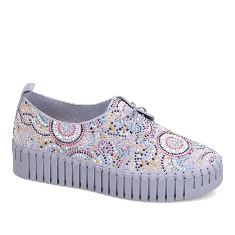 Django & Juliette Birming Sneaker - Denim/White