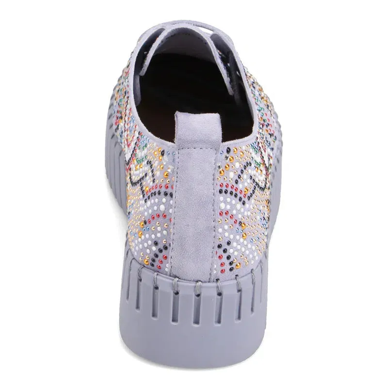 Django & Juliette Birming Sneaker - Denim/White