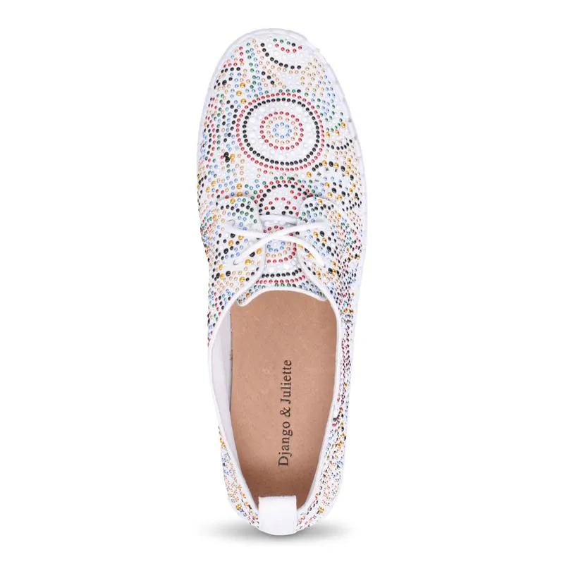 Django & Juliette Birming Sneaker - White/White