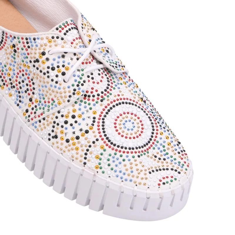 Django & Juliette Birming Sneaker - White/White