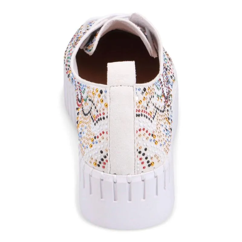 Django & Juliette Birming Sneaker - White/White